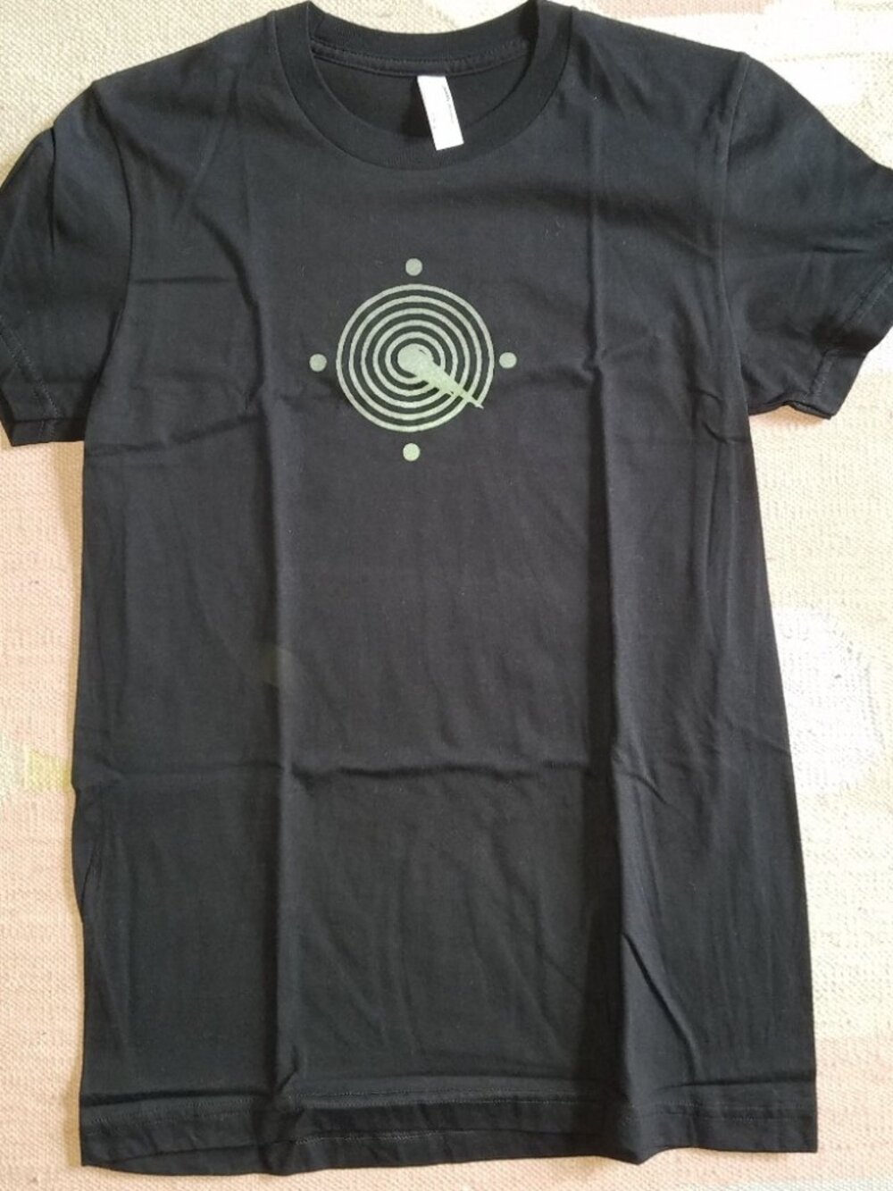 Laser Tag glow in the dark t-shirt Girls' Size S, Size M and Size L Black
